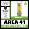 White Label Extracts 1g Live Resin Cartridge - Area 41