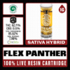 White Label Extracts 1g Live Resin Cartridge - Flex Panther