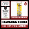 White Label Extracts 1g Live Resin Cartridge - Hawaiian Fanta
