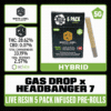 WLE Infused 1g Pre-Roll 5 pack - Gas Drop x Headbanger 7