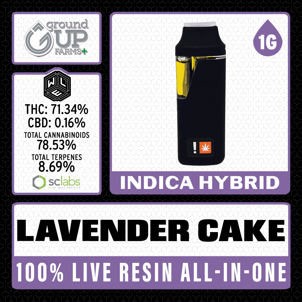 White Label Extracts 1g AIO - Lavender Cake