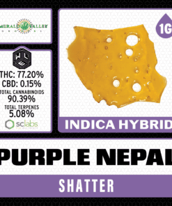 White Label Extracts - Purple Nepal Shatter