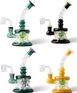 $75 - 7.5" Honey Drip Honeycomb Marble Rig