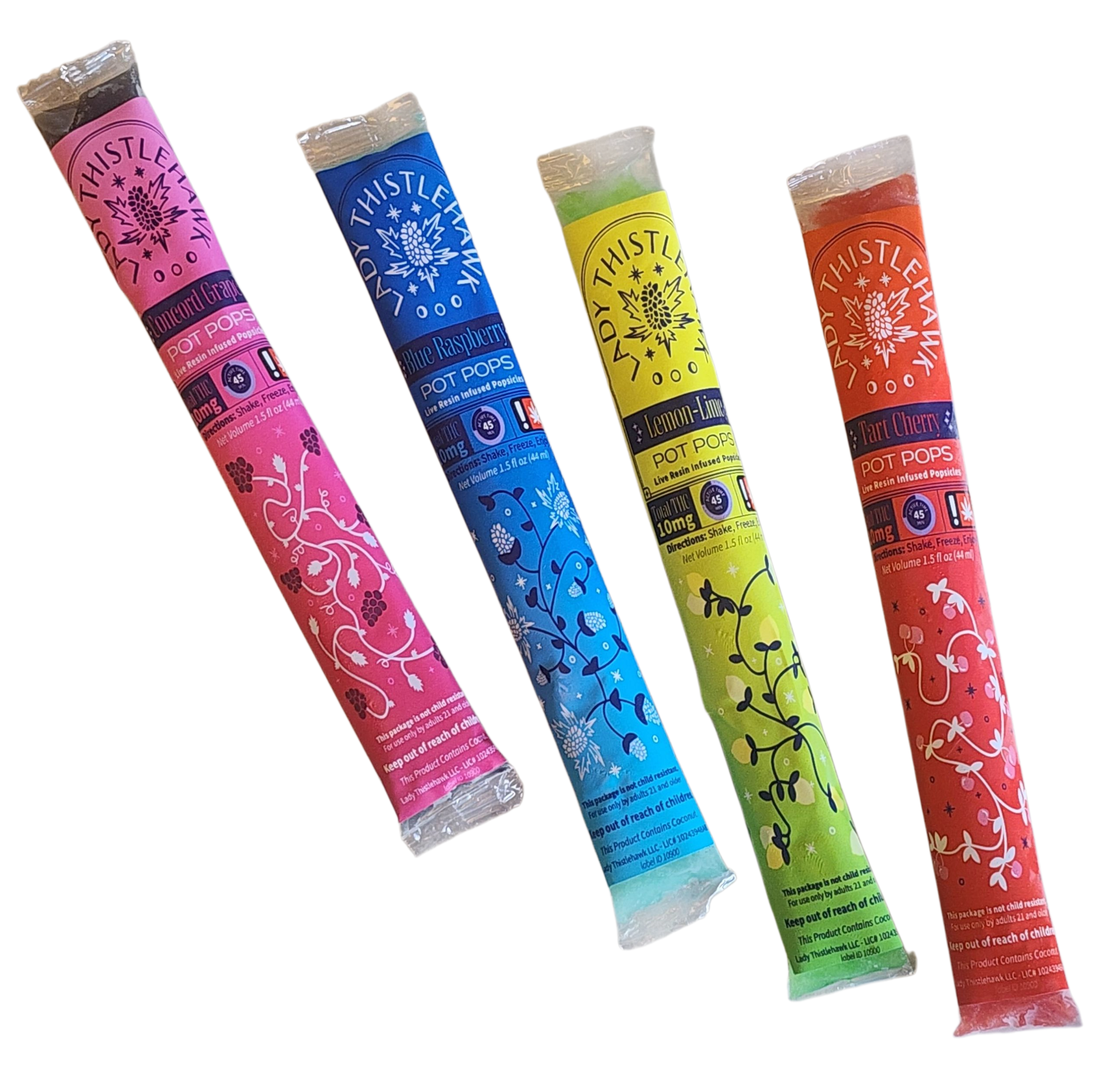 Weed Babes - 10mg Pot Pops Rosin Infused 8pk Variety - Image 2