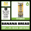 White Label Extracts 1g Live Resin Cartridge - Banana Bread