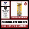 White Label Extracts 1g Live Resin Cartridge - Chocolate Diesel