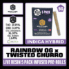 WLE Infused 1g Pre-Roll 5 pack - Rainbow OG x Twisted Churro