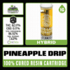 White Label Extracts 1g Cured Resin Cartridge - Pineapple Drip