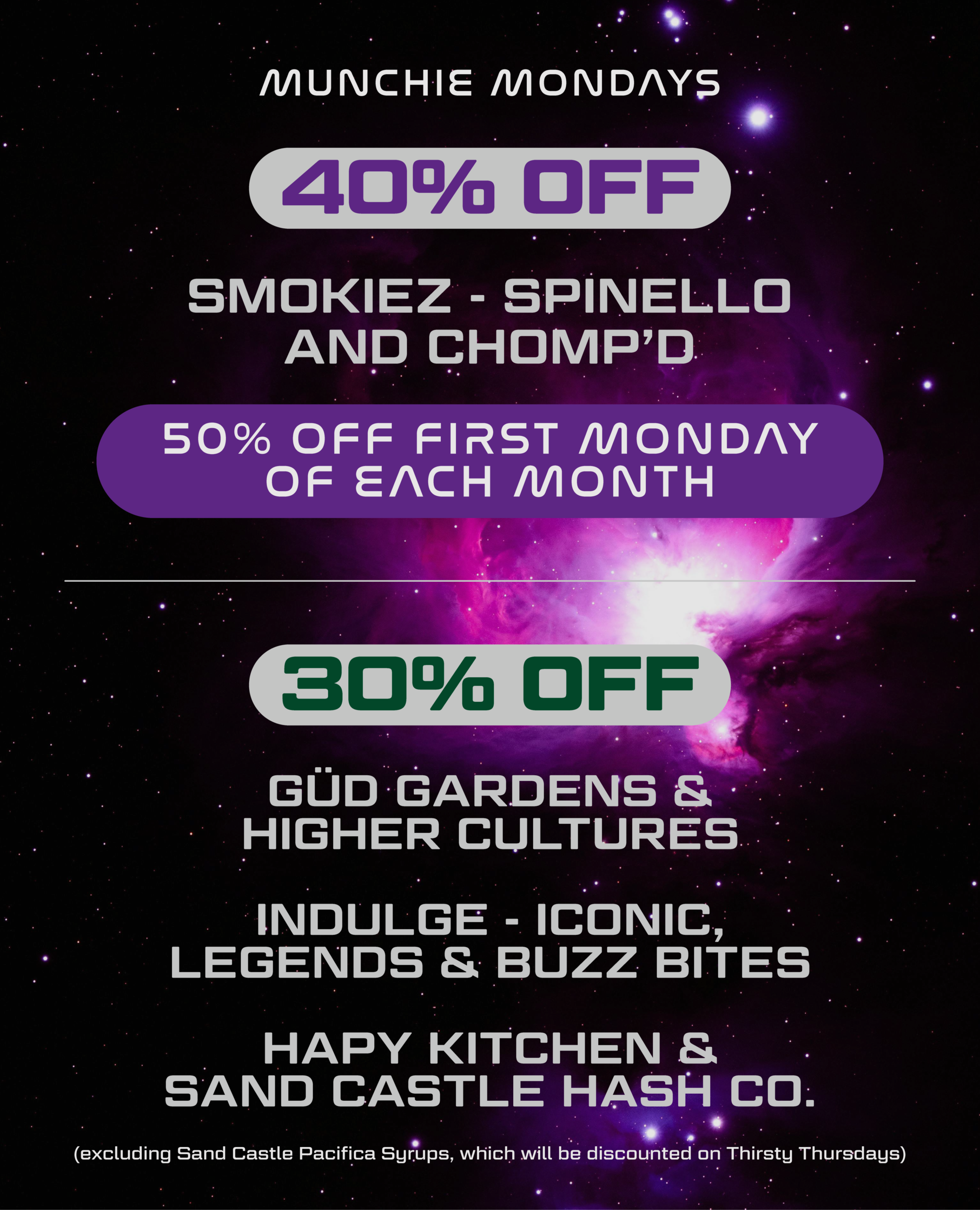 Green Martian Monday Specials