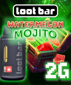 Loot Bar 2g AIO Vape - Watermelon Mojito