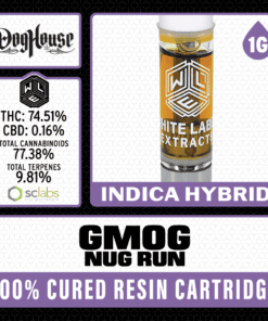 White Label Extracts 1g Cured Resin Cartridge - GMOG