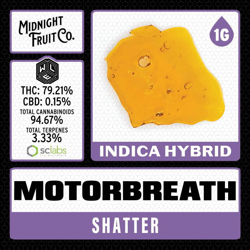 White Label Extracts - Motorbreath Shatter