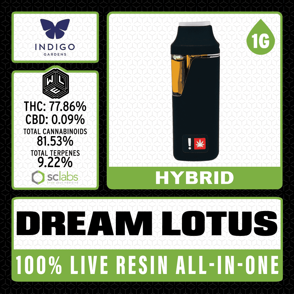 White Label Extracts 1g AIO - Dream Lotus