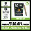 WLE Infused 1g Pre-Roll 5 pack - Oh La La x Cuban Affair