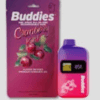 Buddies Brand 2G Flavored AIO Vape - Cranberry Kush