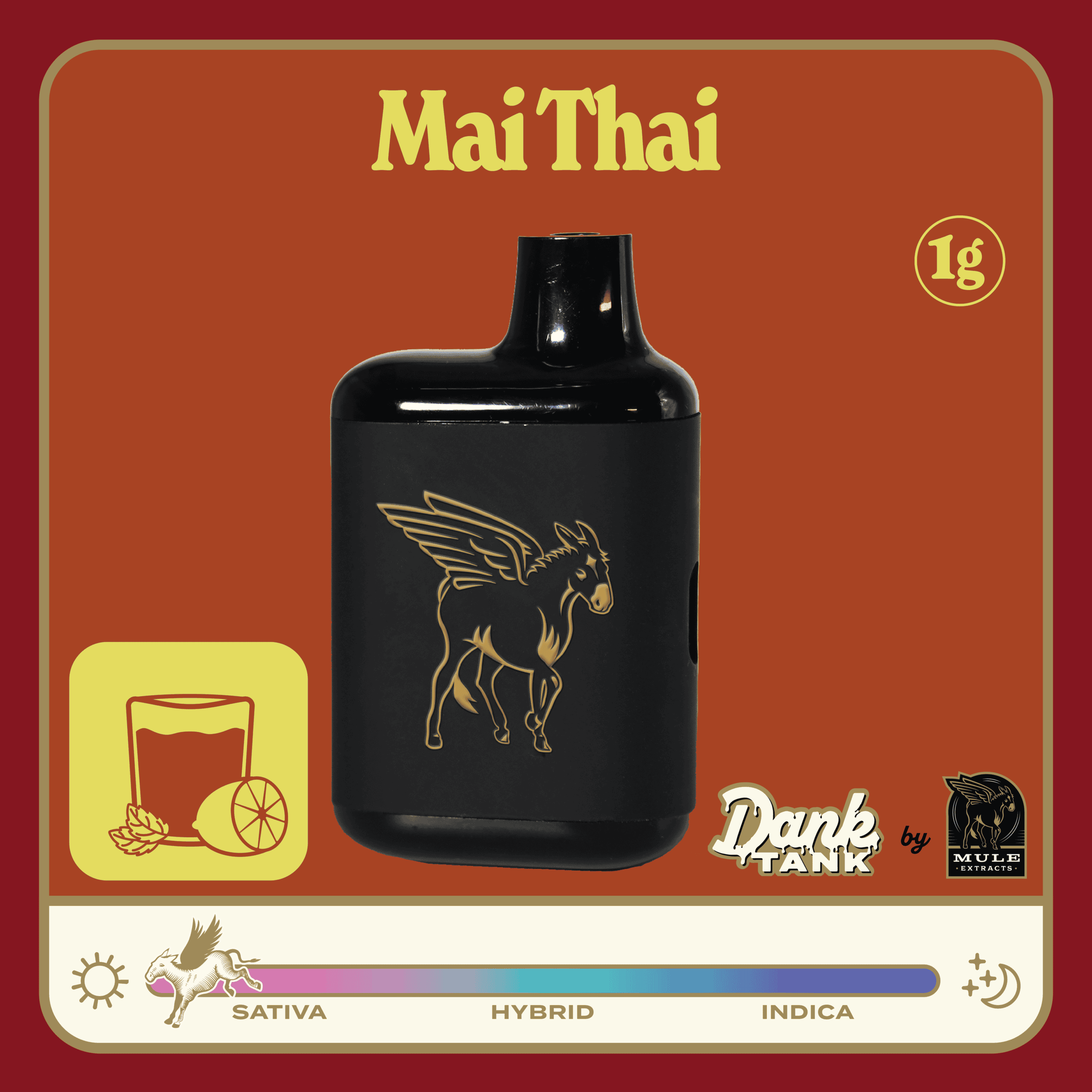 Mule Extracts 1g LR AIO Vape - Mai Thai
