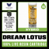 White Label Extracts 1g Live Resin Cartridge - Dream Lotus