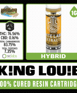 White Label Extracts 1g Cured Resin Cartridge - K!ng Lou!e