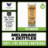 White Label Extracts 1g Live Resin Cartridge - Melonade x Zkittles